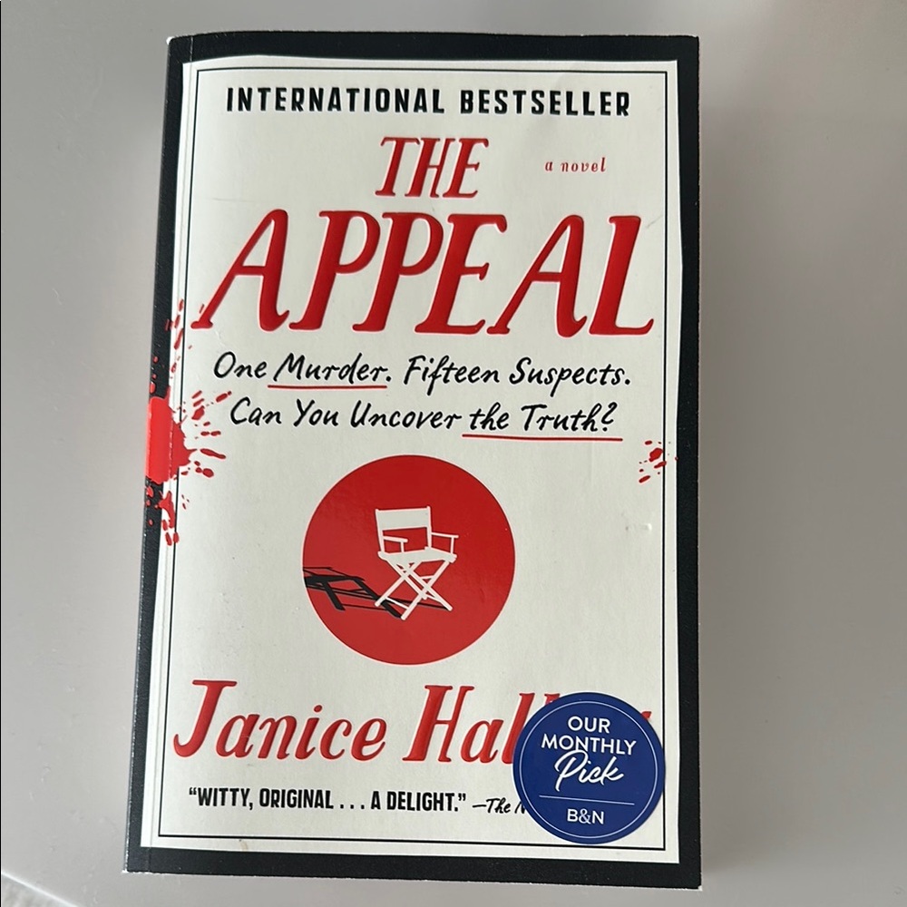 The Appeal Novel with Red and Black Cover